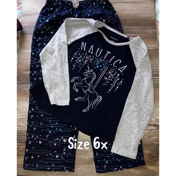 Girls Unicorn Pajamas by Nautica in excellent clean condition - Picture 1 of 6